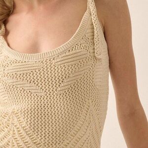 Promesa Cream Knit Dress